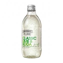 Barrel House Distribution-Smirnoff Pure Classic Lime & Soda 300ml x 24-Pubble Alcohol Delivery