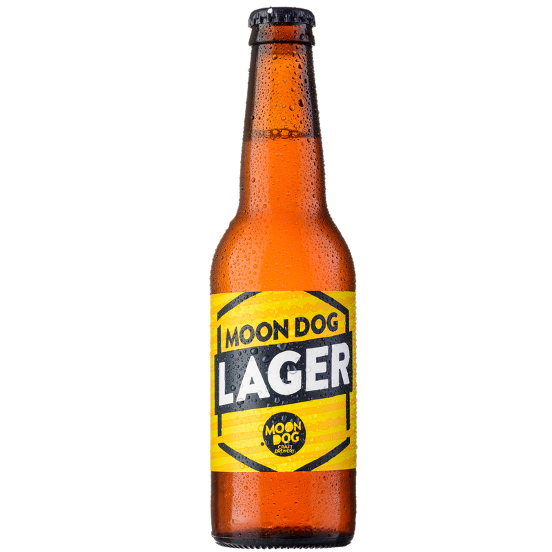 Moon Dog-Lager Bottles 330ml x 4-Pubble Alcohol Delivery