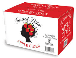 Barrel House Distribution-Twisted Sister Apple Cider 330ml-24-Pubble Alcohol Delivery
