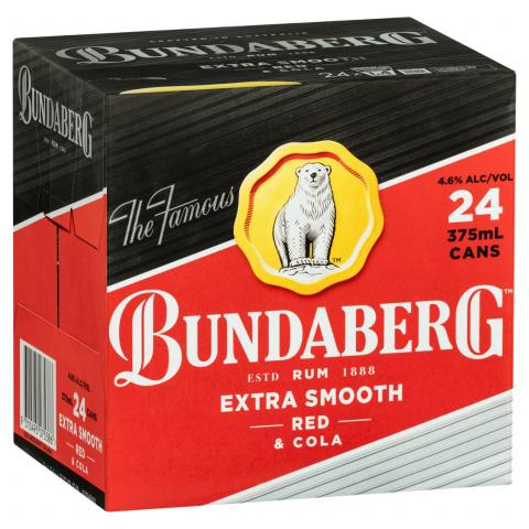 Barrel House Distribution-Bundaberg Red & Cola Cans 375ml x 24-Pubble Alcohol Delivery
