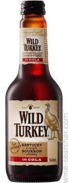 Barrel House Distribution-Wild Turkey & Cola Stubbies 340ml x 24-Pubble Alcohol Delivery